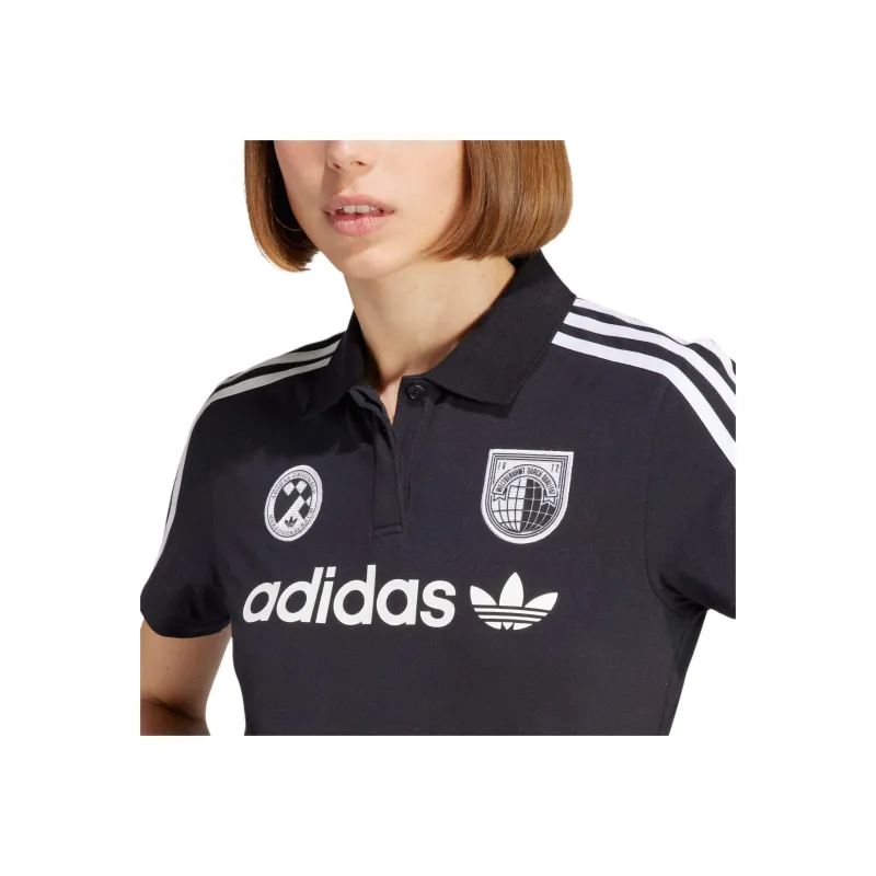 Adidas Originals Short Sleeved Dress Women's Black-1