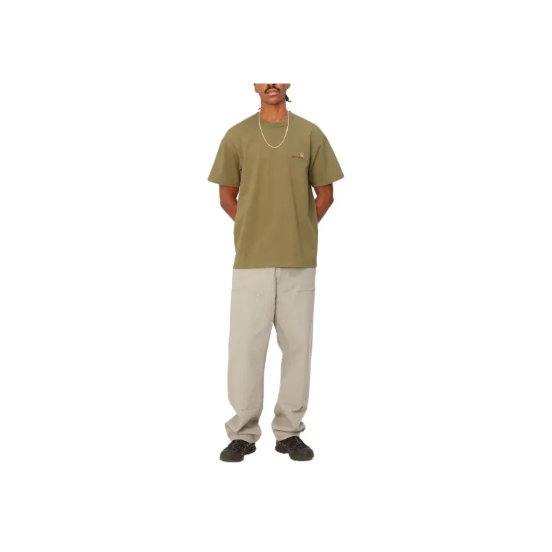 Carhartt WIP American Script T Shirt T Shirt Men's Green-4