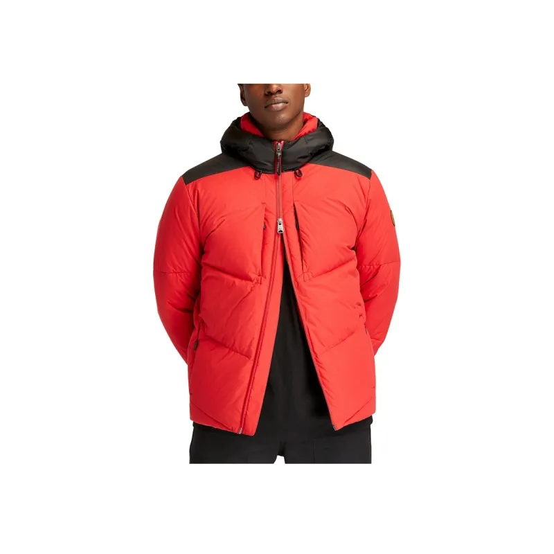 Timberland Down Jacket Men's Black Red-7