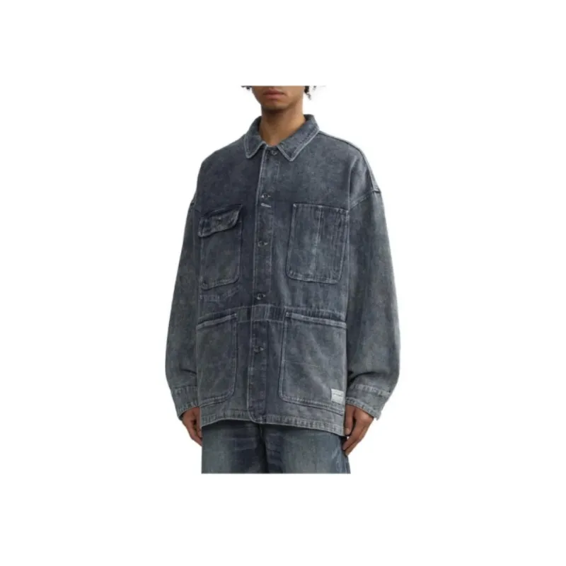 Aftermaths Denim Jackets Unisex Blue-2