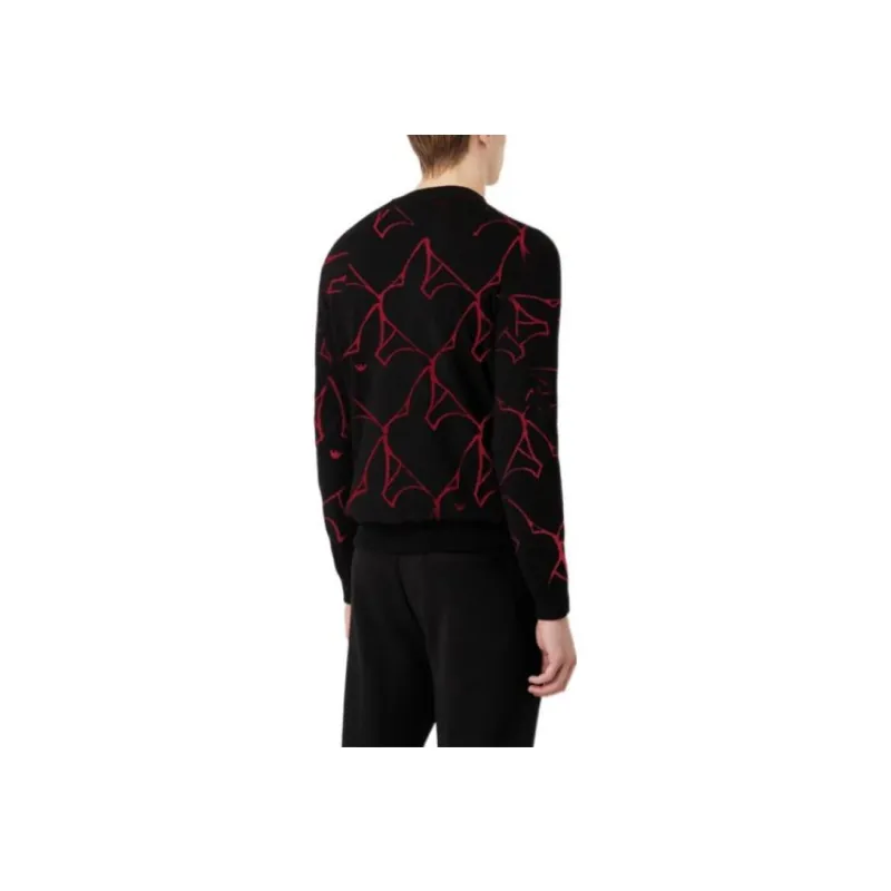 EMPORIO ARMANI SS23 Sweaters Men Black-3