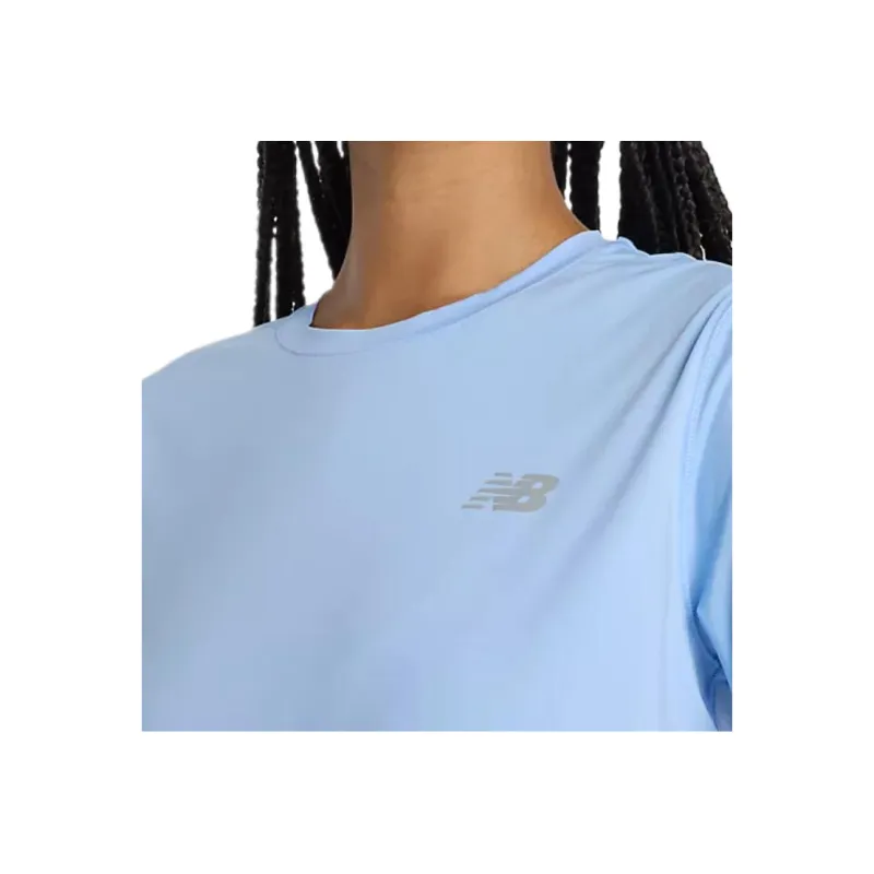 New Balance Race Day T Shirt Women's Blue-3