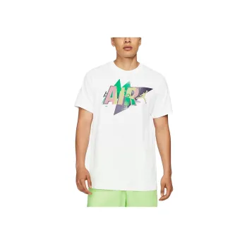 Jordan Air T Shirts Men White