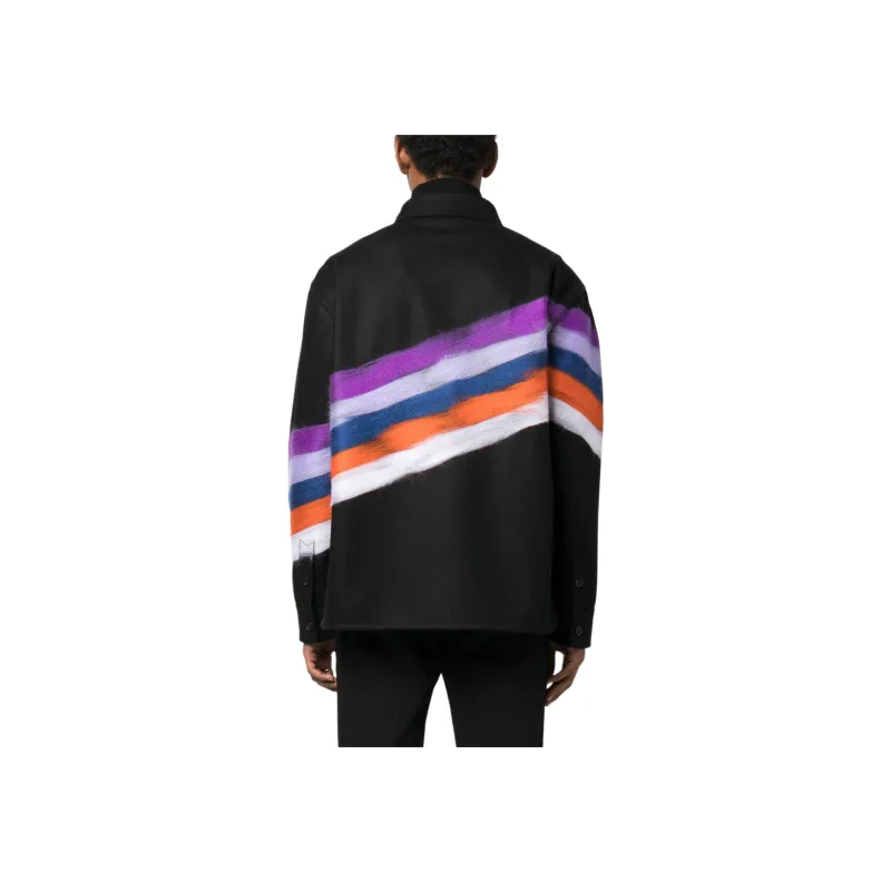 MISSONI Striped Buttoned Overshirt-1