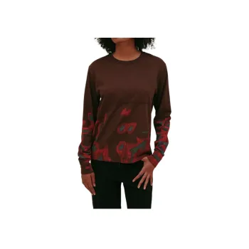 ECKHAUS LATTA Graffiti print Long sleeve Top