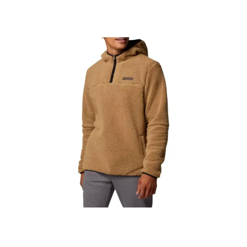 Columbia Rugged Ridge Sherpa Pullover Jacket Men's Brown-1