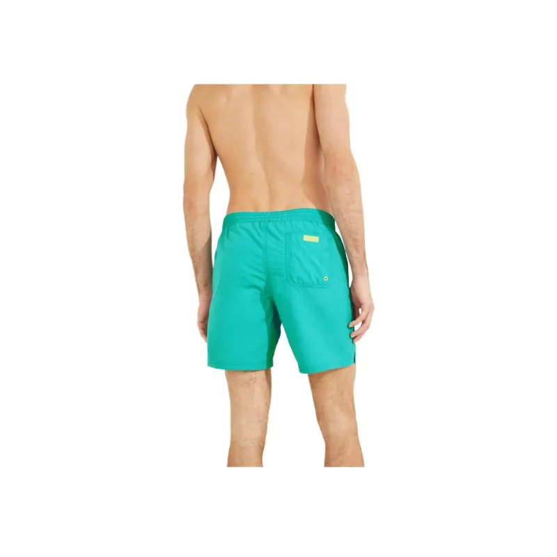 GUESS Nylon Swim Trunks Casual Shorts Men's Blue-2