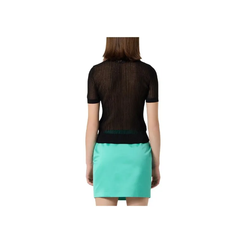 Blumarine Ribbed knit T shirt-1