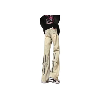 SIFLYTO Jeans Unisex Yellow Mud