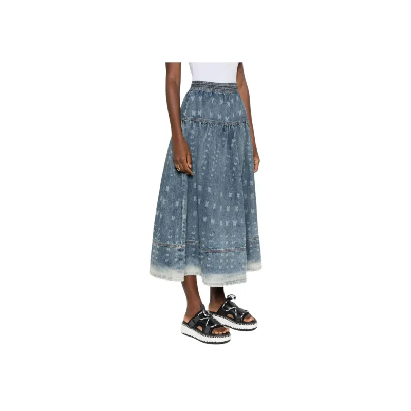 Ulla Johnson Astrid Denim Skirt-3