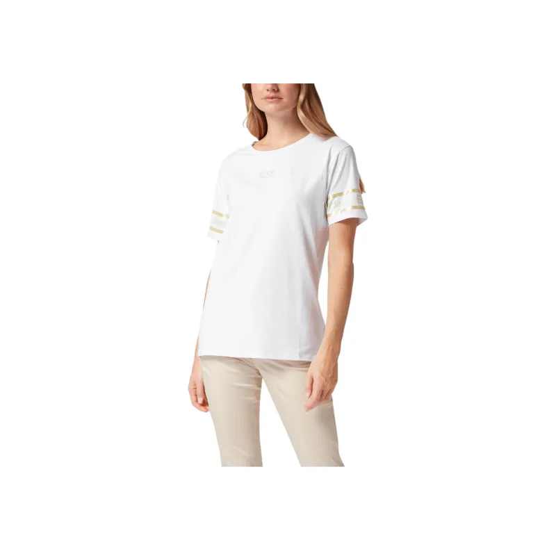 EMPORIO ARMANI EA7 SS23 T Shirt Women's White-3