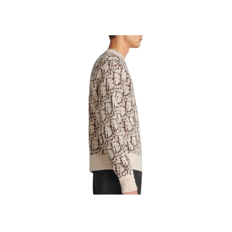 DIOR Monogrammed Intarsia Sweater-5