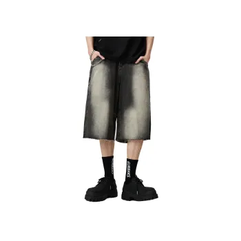 ALL IN Denim Shorts Men's Jet Ink Black