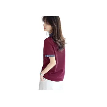 XWI T Shirts Women's Angora Red