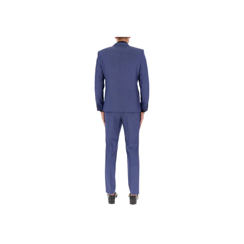 Boss Herringbone Virgin Wool Suit-7