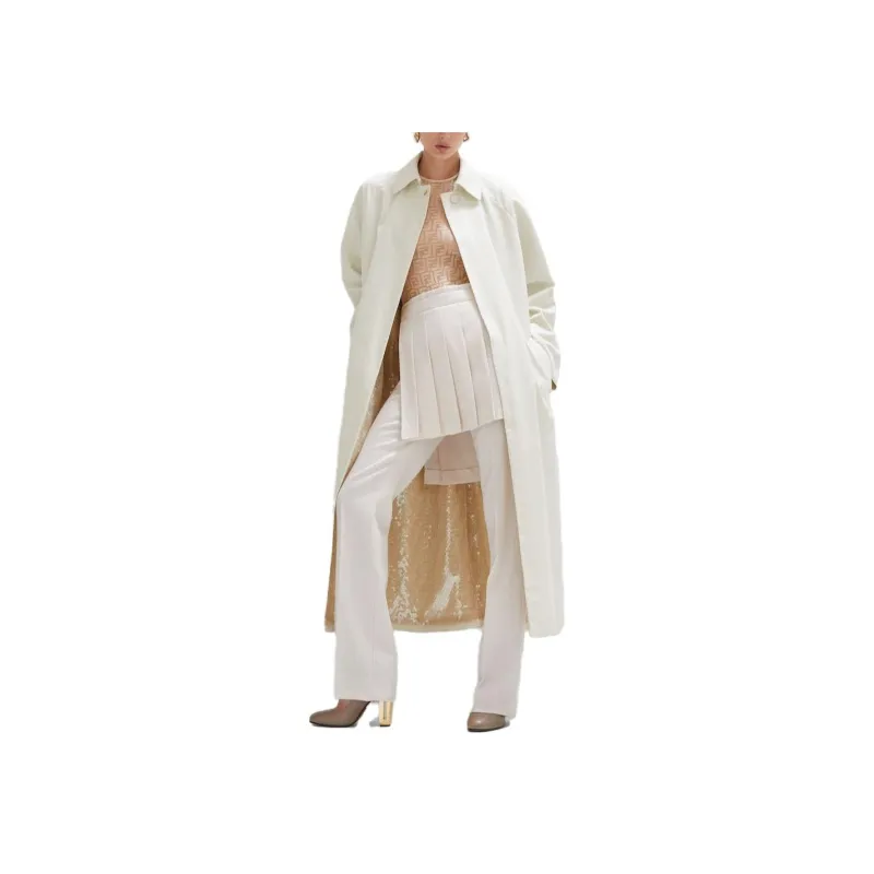 FENDI Belted Trench Coat-2