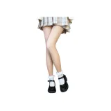 Petite-White Skin-Ankle Socks 4.0 L Upgraded