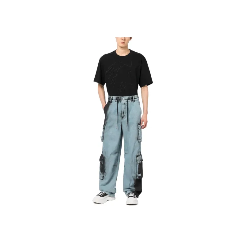 Feng Chen Wang Feng Chen Wang SS23 Jeans Men Blue-1