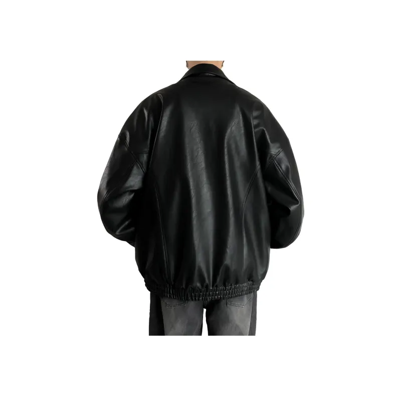 Poshbrain Leather Jacket For Fall And Winter Unisex-4