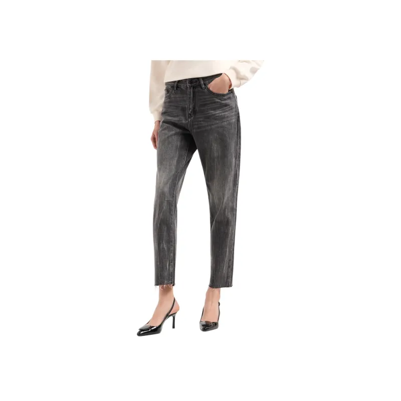 ARMANI EXCHANGEAE SS24 Jeans Women's Gray-1