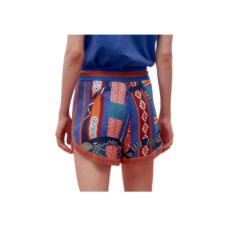 HERMES Casual Shorts Women's Blue-1