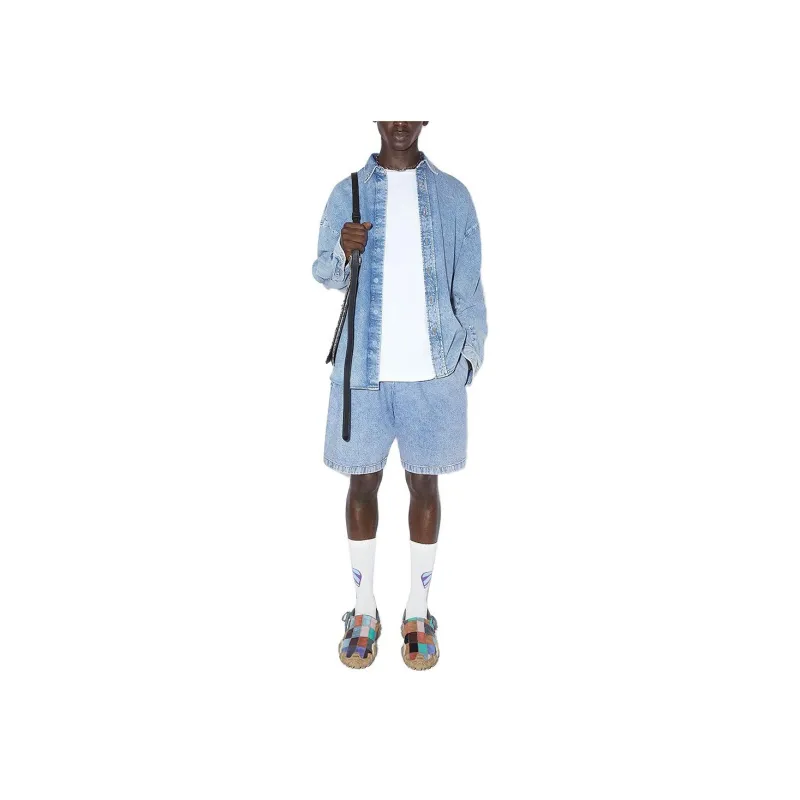 Acne Studios Elasticated Waist Denim Shorts-1