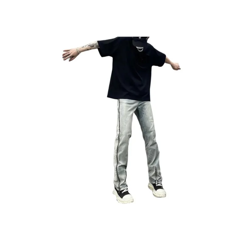 MGXEK Jeans Unisex Yellow Mud-1