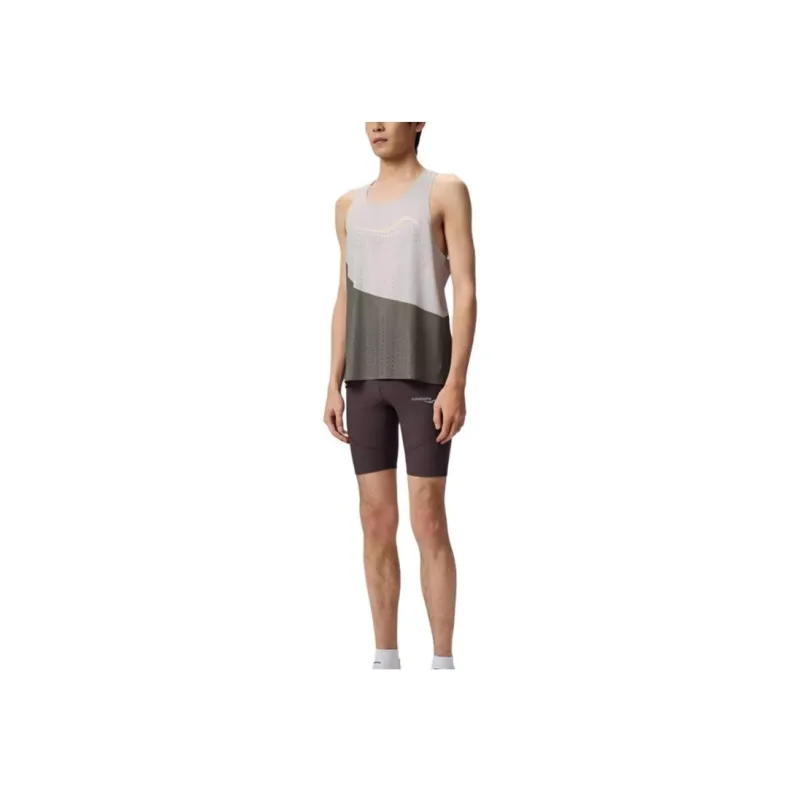 Saucony SS25 Tank Tops Men's Khaki & Gray Print-2