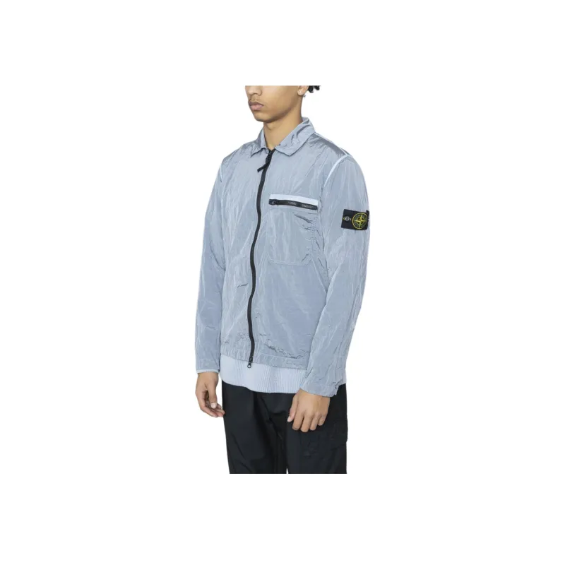 STONE ISLAND Metal Nylon Series Jackets Men Sky Blue-1