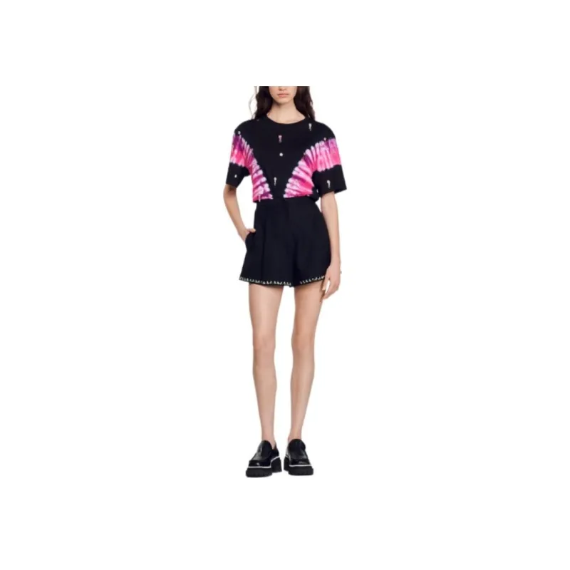 Sandro Casual Shorts Women's Black-1