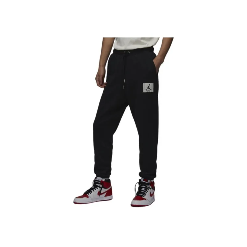 Jordan Knitted Sweatpants Men's Black-5