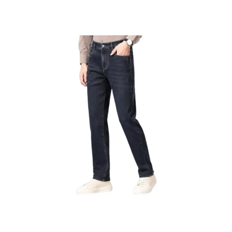 Red bean Jeans Men Dark Blue-0