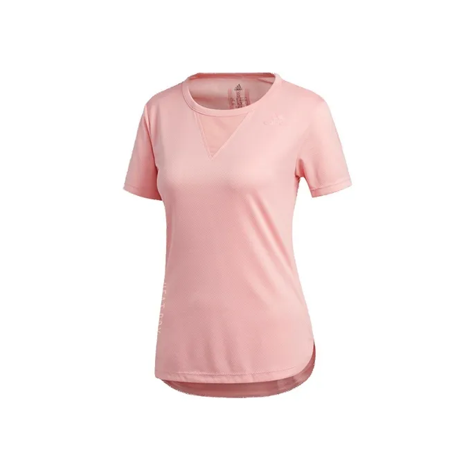 Adidas Set in Sleeve T Shirt Women's Pink-1