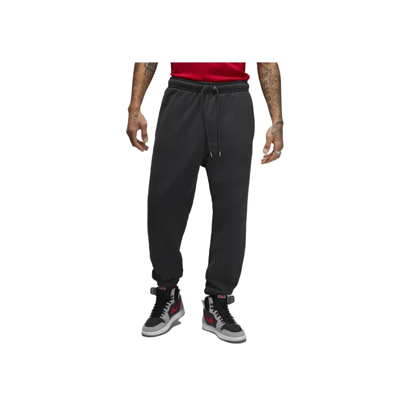 Jordan Wordmark Knitted Sweatpants Men's Black-0