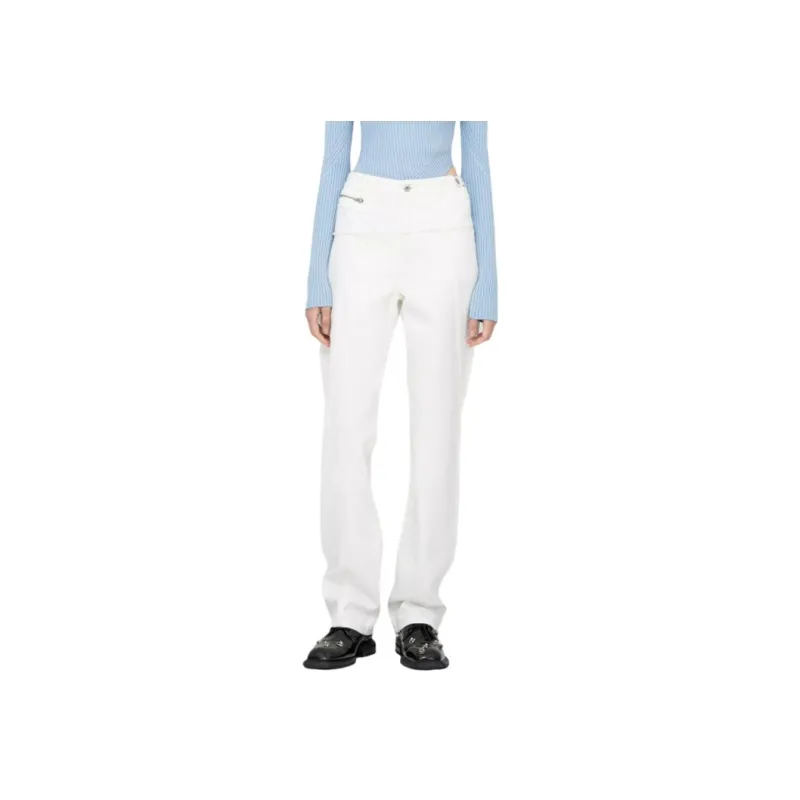 Feng Chen Wang Feng Chen Wang SS23 Jeans Women's White-1