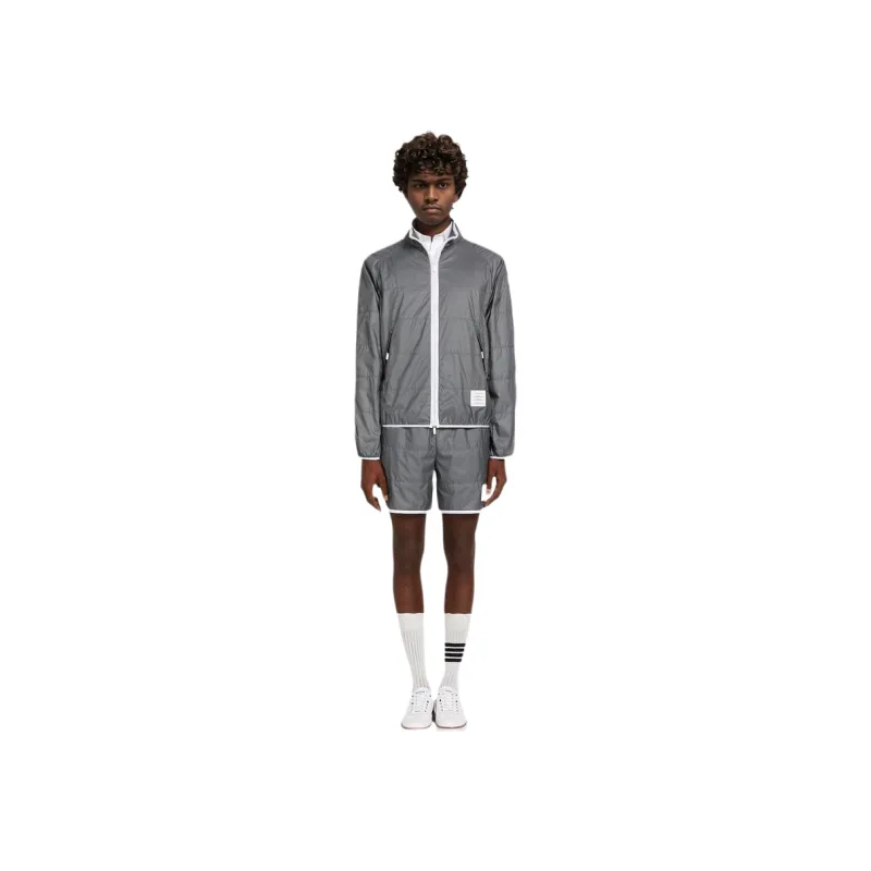 THOM BROWNE Jackets Men Silver-0