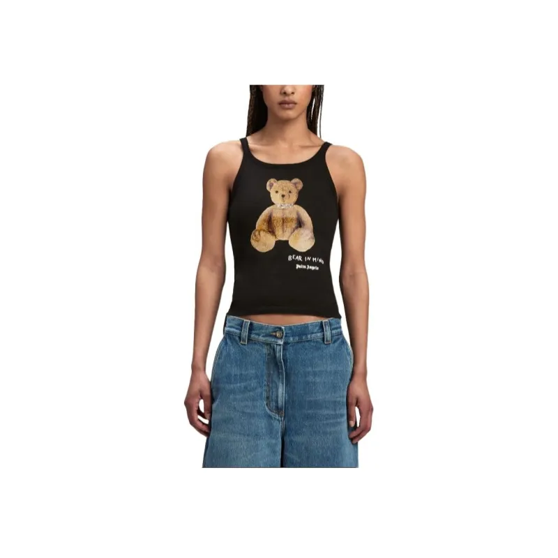 PALM ANGELS Bear In Mind Tank Top-3