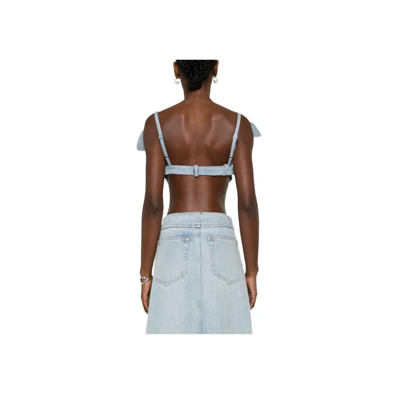 Y/Project Denim Crop Top-3