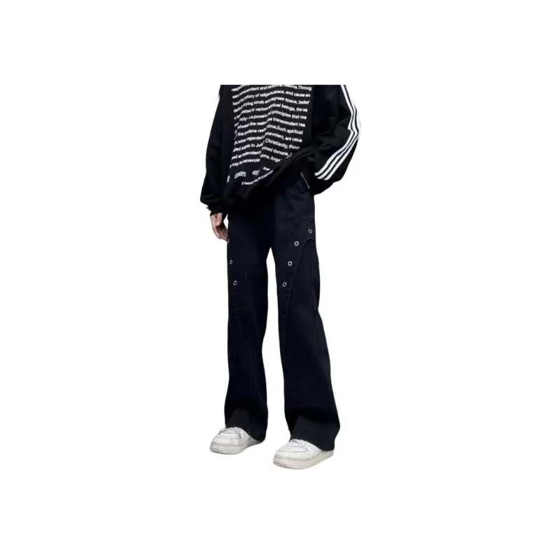 RASHOMONG Jeans Unisex Black-0