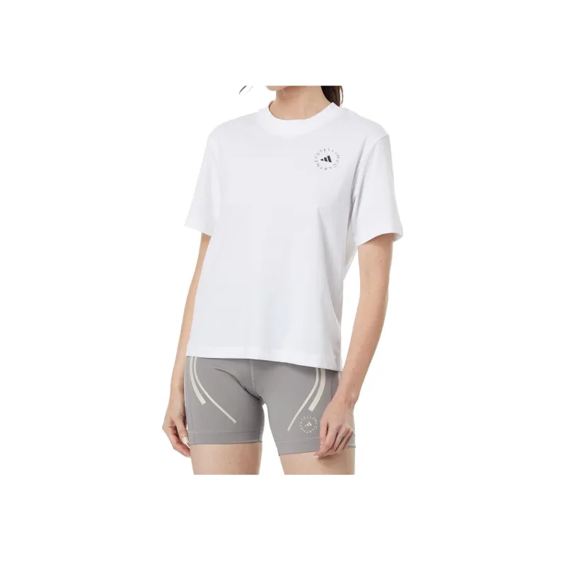 Adidas By Stella McCartney Logo print Short sleeved T shirt-4
