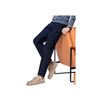Dance With Wolves Jeans Men's Navy Blue