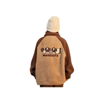 Tonlion Velvet feel Coat Women's Dark Camel