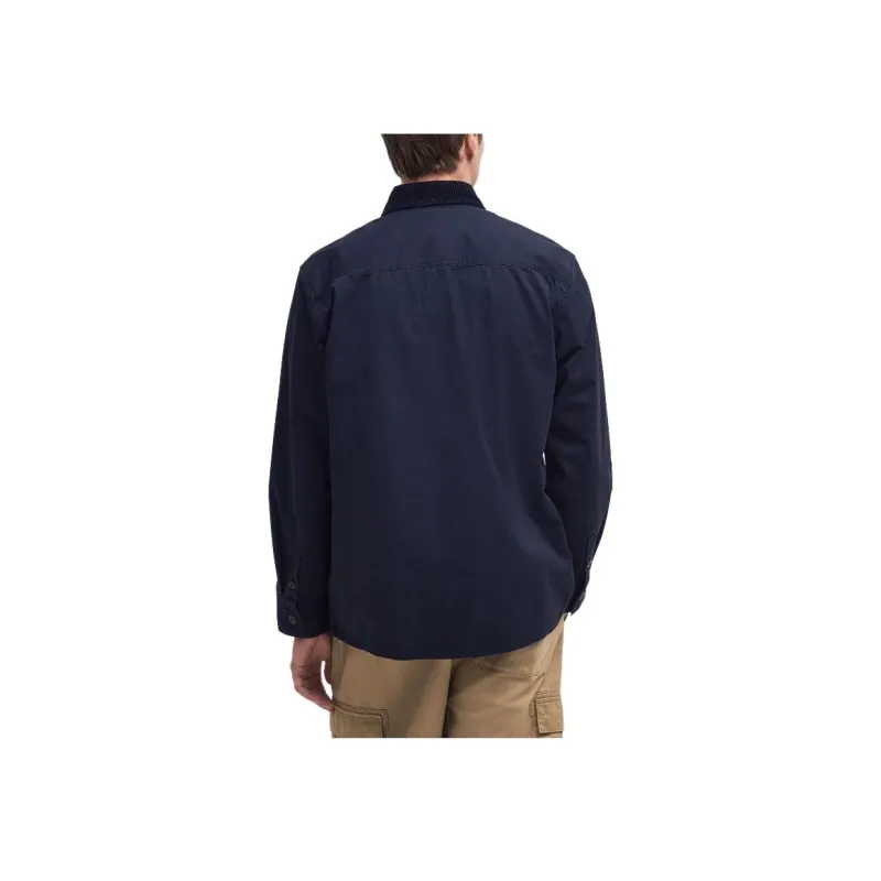 BARBOUR Faulkner Overshirt Jackets Coats Men's Navy-3
