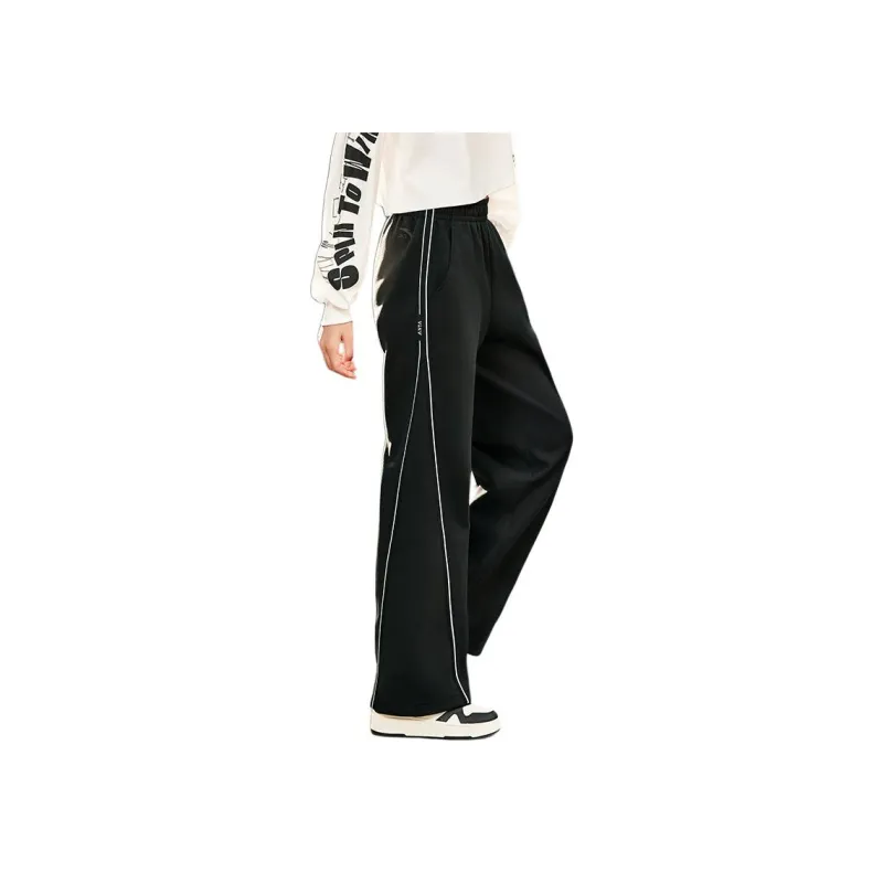 Anta Life Collection Casual Pants Women's Basic Black-3