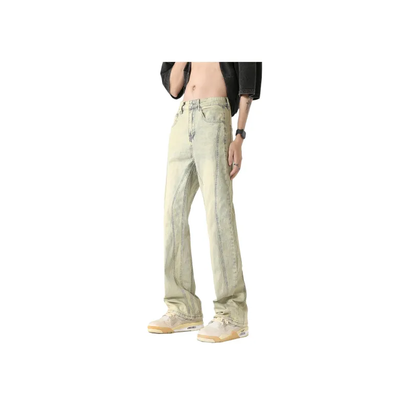 FALIAMS Jeans Unisex Yellow Mud-0