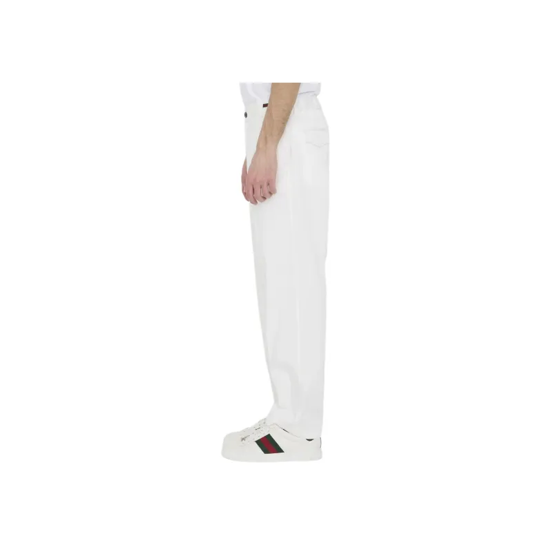 GUCCI Straight Leg Tailored Trousers-4