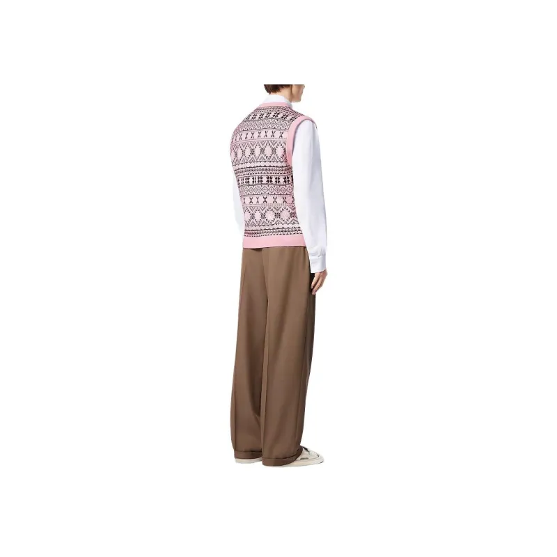 LOUIS VUITTON By Tyler The Creator Fair Isle Jacquared Merino Wool Vest-2