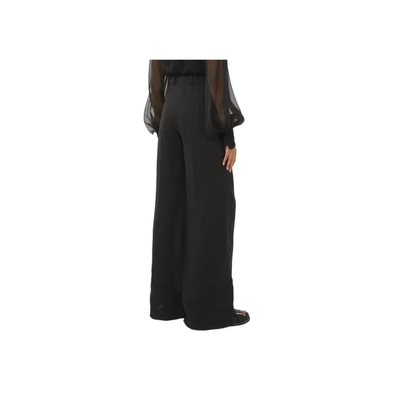 Chloé Pleated Wide-Leg Pants-4