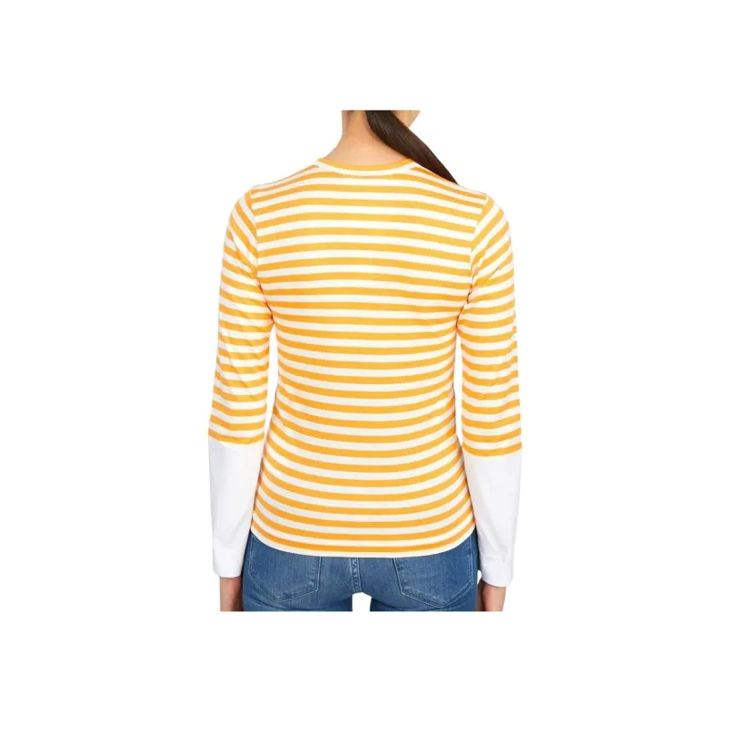 CDG Play T Shirts Women's Yellow-4