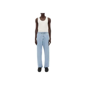 Bottega Veneta Light Bleached Elasticated Denim Trousers
